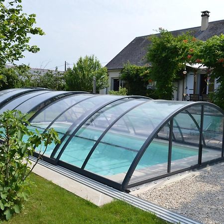 Au Coeur Du Bien-Etre, Chalet Avec Piscine Chauffee Et Couverte, Spa, Sauna, Massages Monteaux Εξωτερικό φωτογραφία